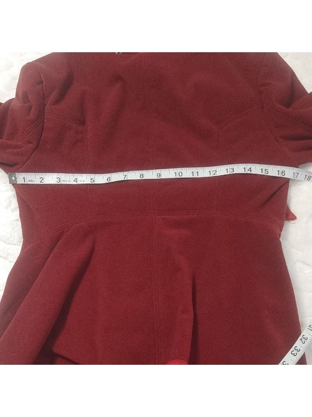 Lululemon Presence Of Mind Jacket Deepest Cranberry Size 6 Fleece Burgundy Red - Picture 10 of 13